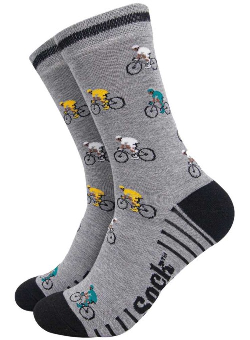 Bambus strømper med cykler, herre, fra Sock Talk