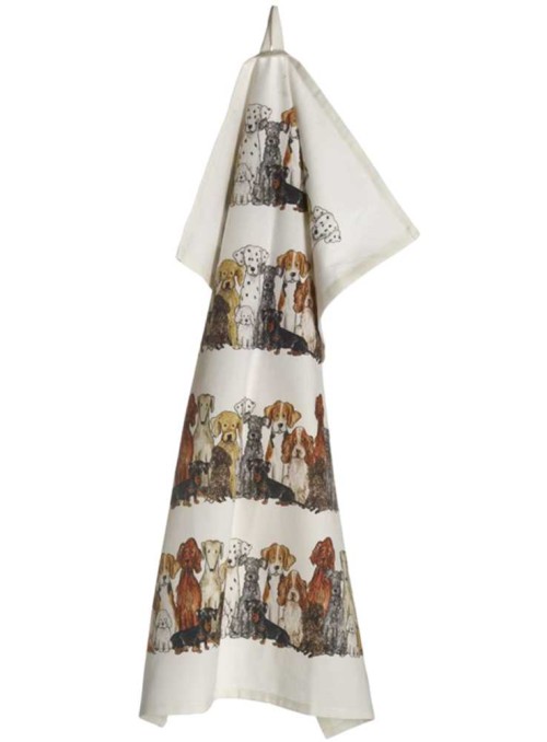 Viskestykke med hunde