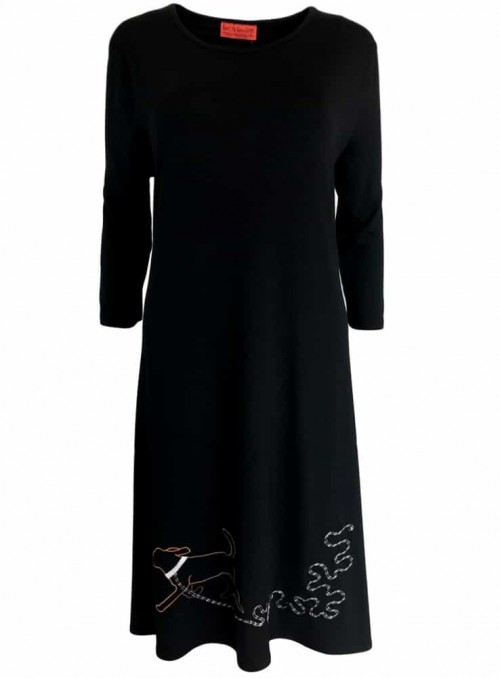 Kjole Bazinga Dogella Black