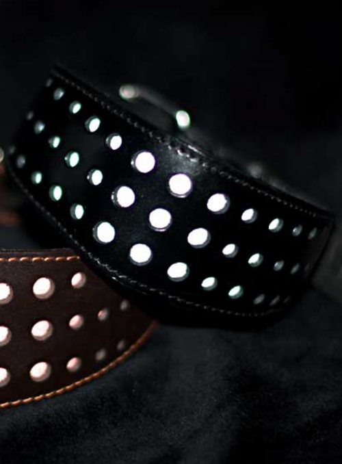 Designer myndehalsbånd med refleks, håndlavet, Reflective