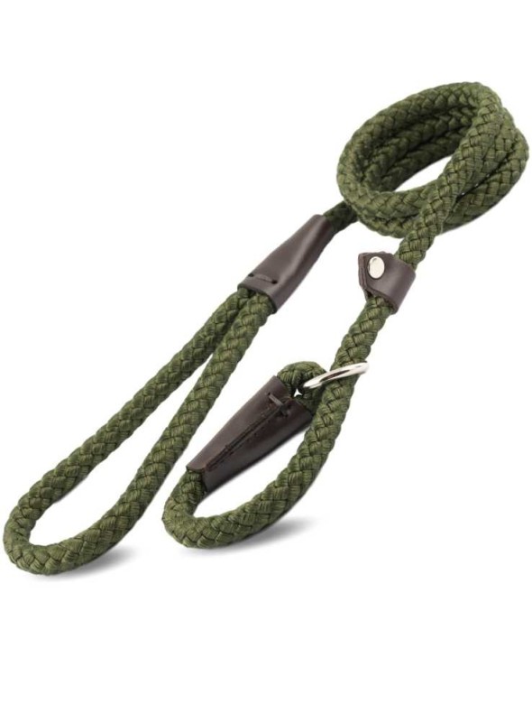 Slip-line 2-i-1 hundesnor Green Rope