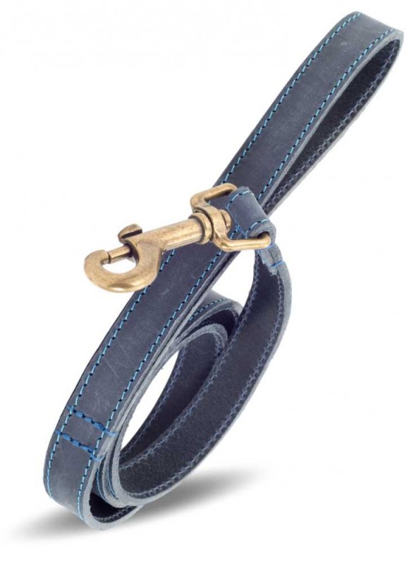 Hundesnor blåt læder fra Timber serien