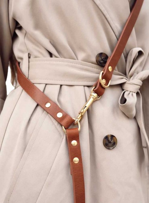 Læder luksus-line justerbar, dressurline